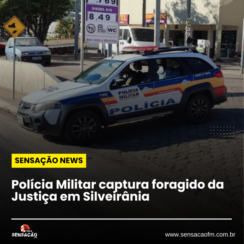 Polícia Militar captura foragido da Justiça em Silveirânia